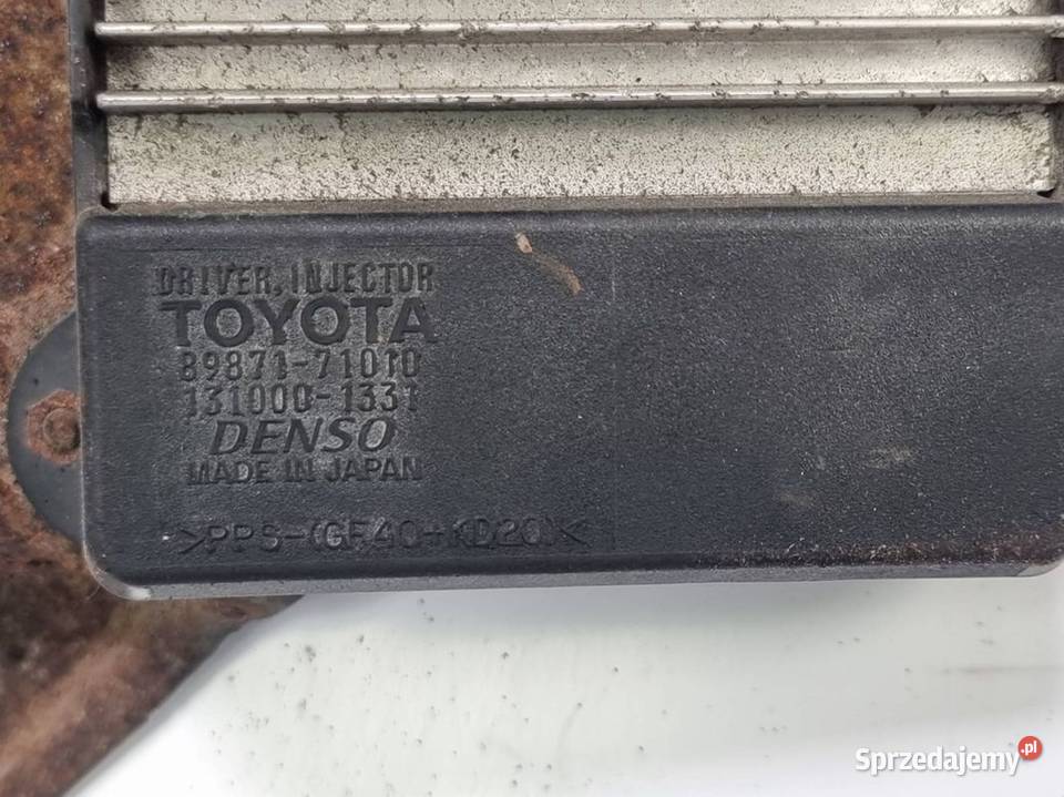 MODUŁ TOYOTA AURIS I 8987171010 WTRYSKÓW Lipno