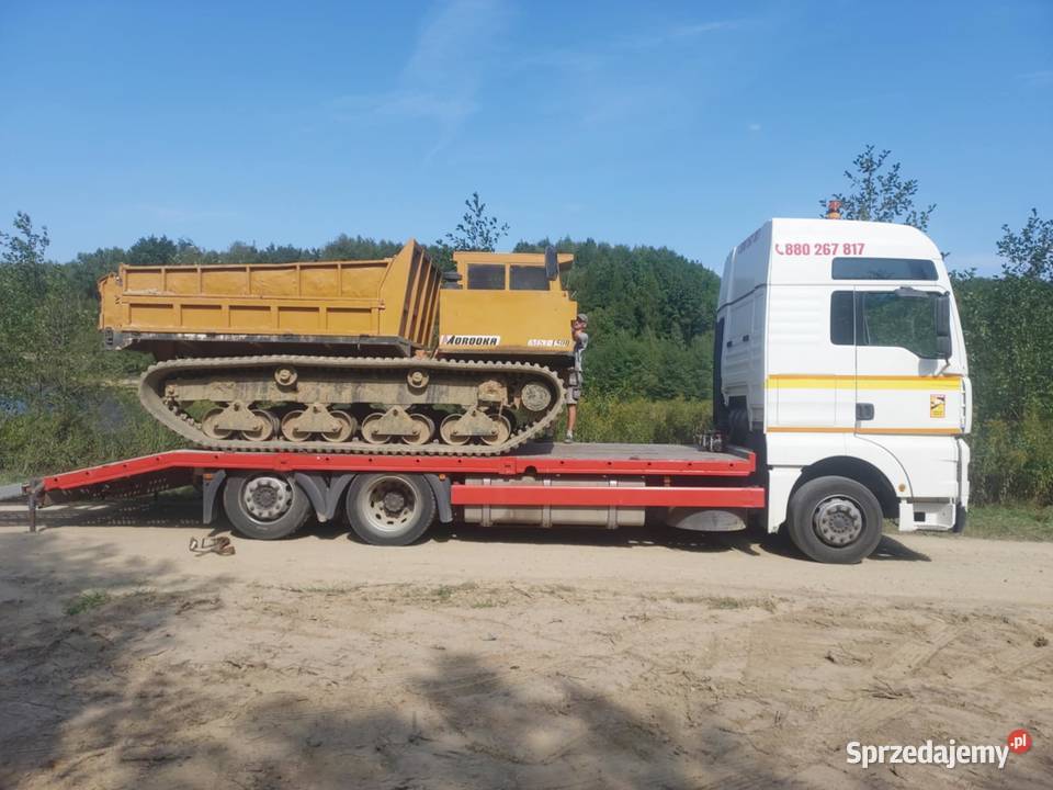 Transport maszyn rolniczych budowlanych traktory Jodłowa