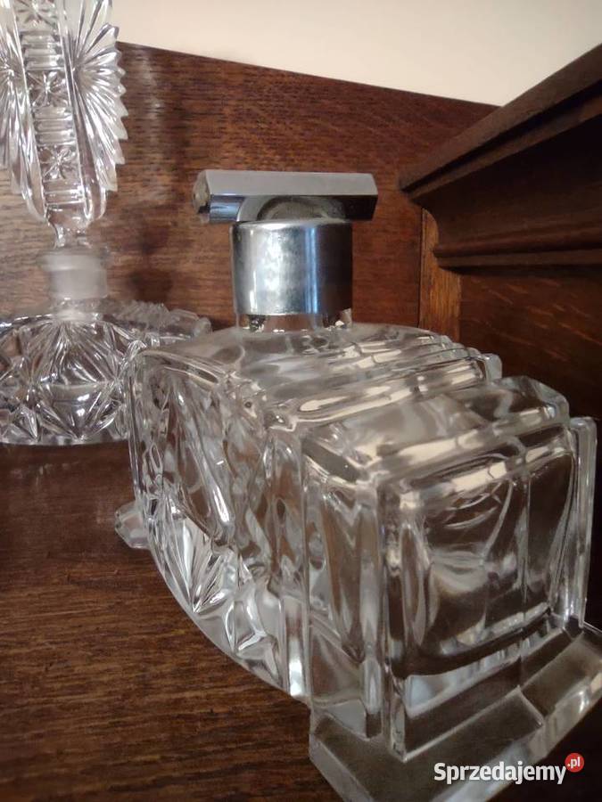 Komplet Toaletowy Art Deco Porcelana i szkło sprzedam