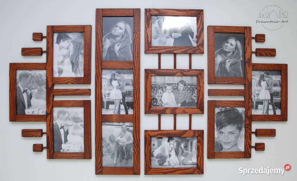 Galeria Multirama z drewna Ramka na zdjęcia śląskie Bytom