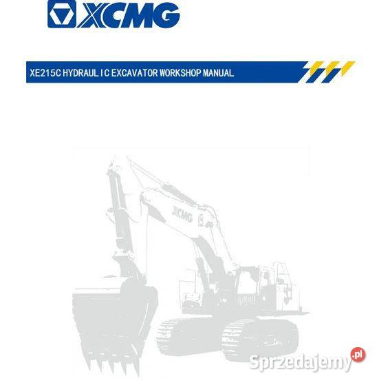 XCMG XE215C instrukcja naprawy Kielce sprzedam