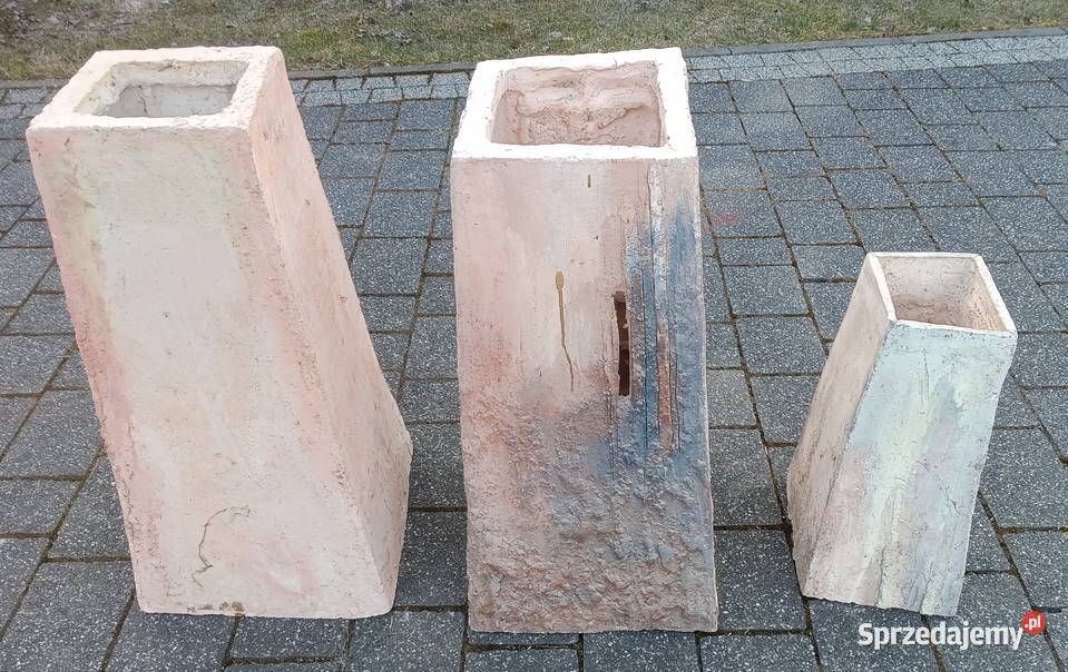 Komin donica ozdoba betonowa do ogrodu Zbylitowska Góra