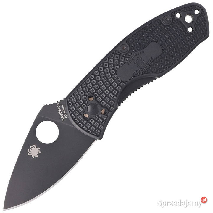Nóż składany Spyderco Ambitious Black FRN Black Warszawa