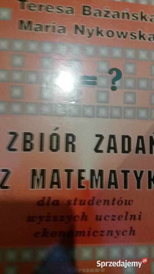 zbiór zadań z matematyki Nykowska Warszawa