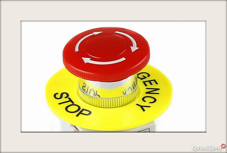 awaryjny przycisk Push Button przełącznik AC 660 śląskie Dąbrowa Górnicza