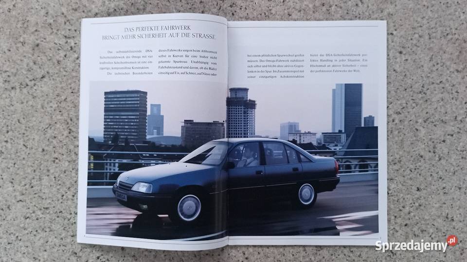 OPEL Omega A Prospekt Kolekcje Bytom