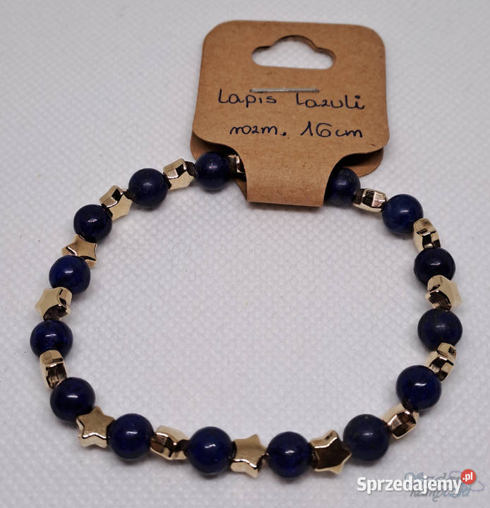 Bransoletka lapis lazuli gwiazdki Warszawa sprzedam