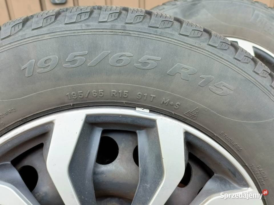 Koła felgi stalowe z oponami 19565 R15 śląskie Orzesze