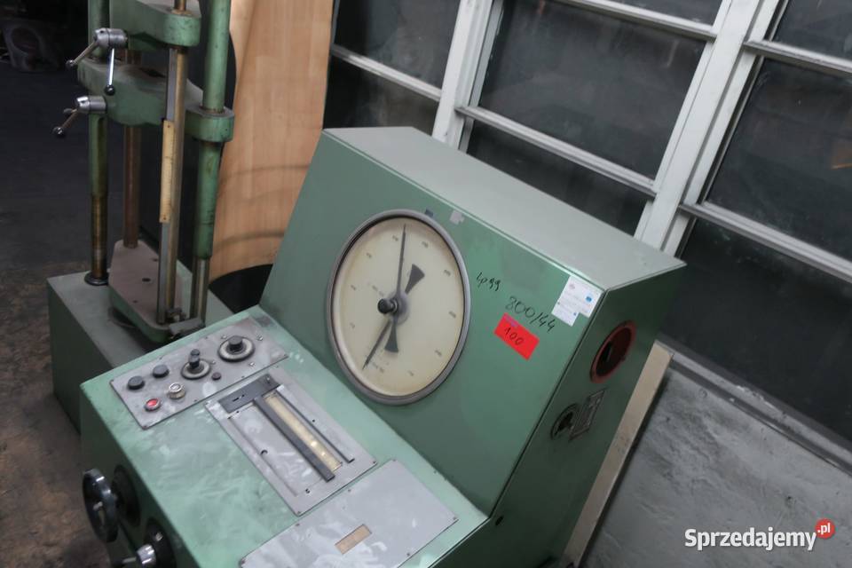 Maszyna wytrzymałościowa zrywarka HECKERT Produkcja Reszel