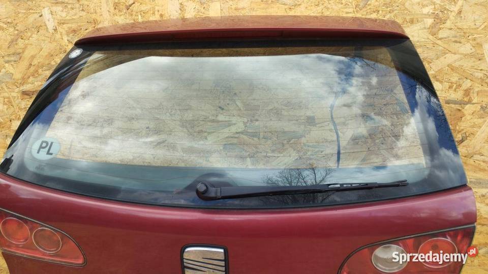 TYLNA KLAPA BAGAŻNIKA TYŁ SZYBA SEAT IBIZA III 3 Klapy bagażnika