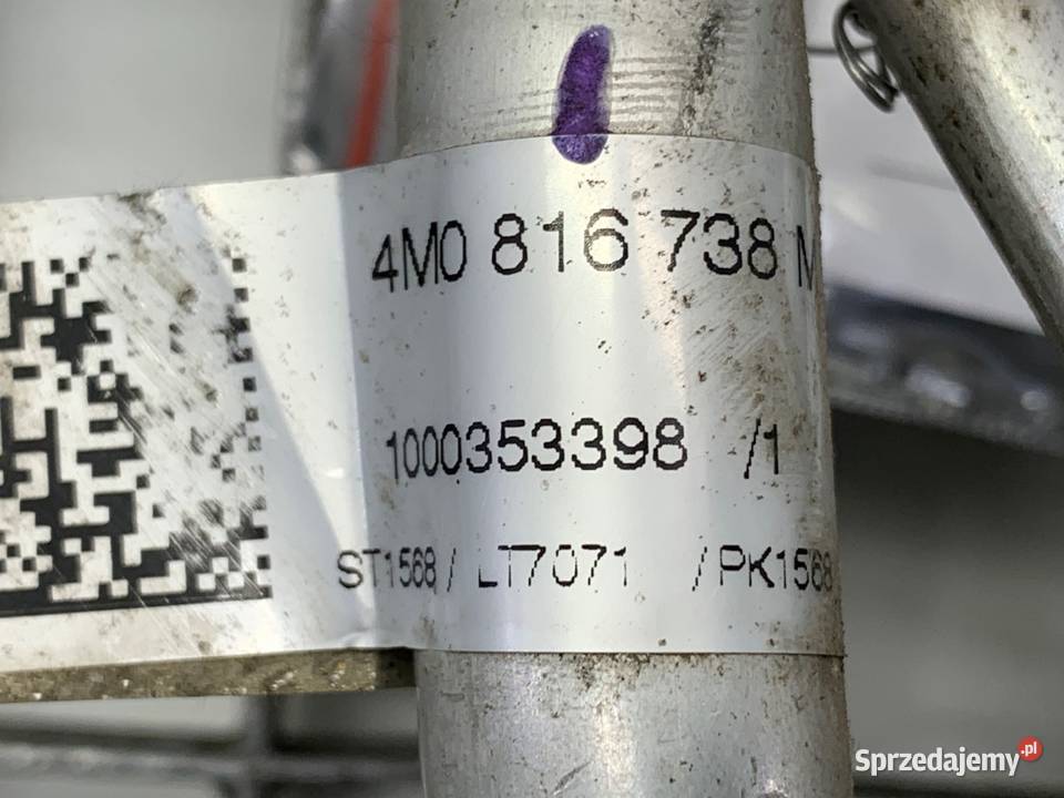 RURKA KLIMATYZACJI AUDI Q8 4M0816738M 30 286 SUV osobowe