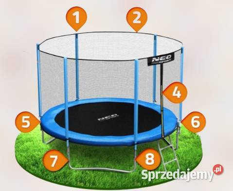 TRAMPOLINA OGRODOWA 10ft 312 z siatką zewnętrzną Opole