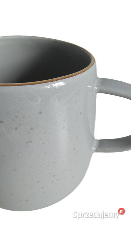 Ceramiczny kubek szary nakrapiany 450 ml NOWY Kraków sprzedam