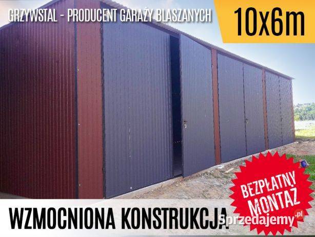 Garaż Blaszany magazyn hala 10x6m z profila sprzedam