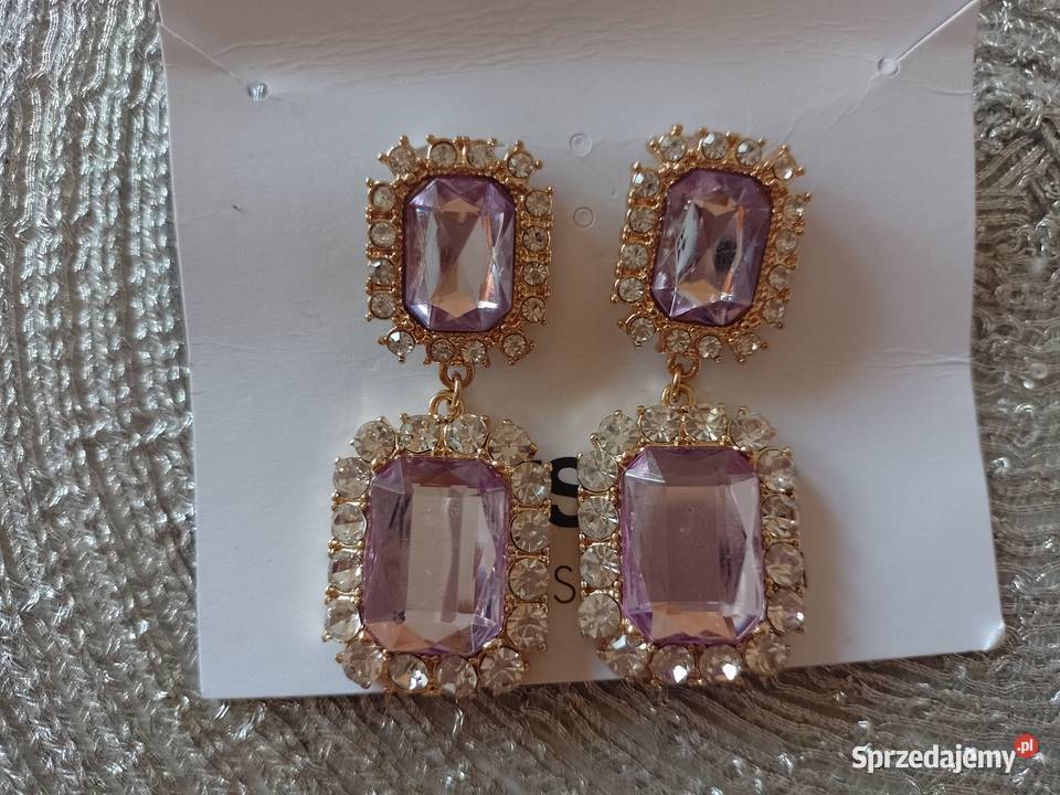 ASOS Wytworne Bogato zdobione kolczyki z Londynu Kraków sprzedam
