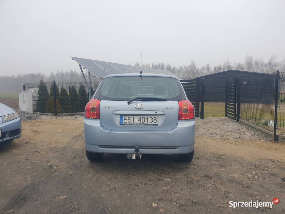 Toyota corolla 14 gaz 2007 144 Rok produkcji 2007 Sieradz sprzedam