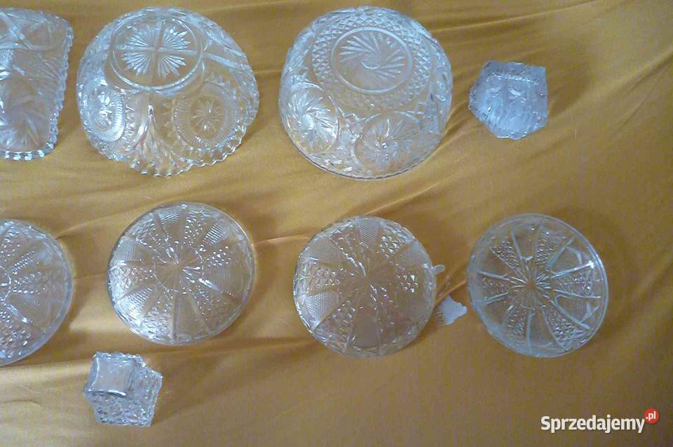 KRYSZTAŁY KOMPLET ZESTAW PRL Kraków