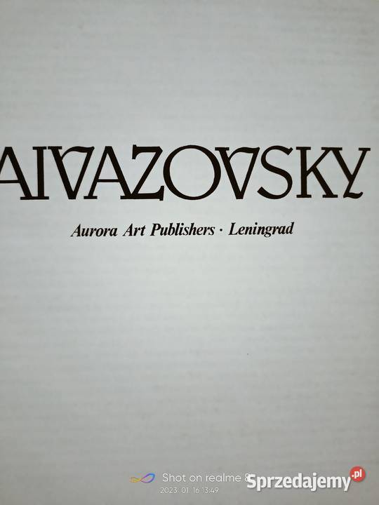 Ajwazowski malarz Ormianie Leningrad album Warszawa