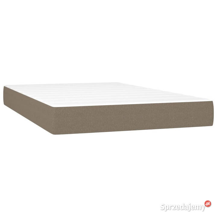Łóżko kontynentalne z materacem taupe 120x190 Warszawa