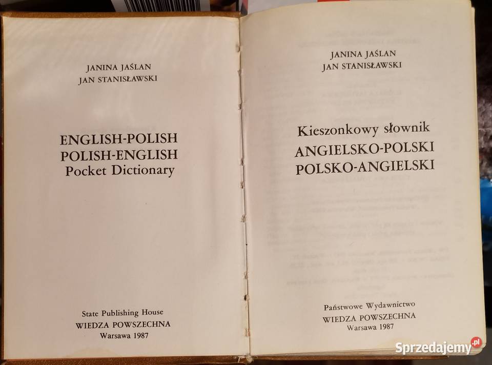 kieszonkowy słownik polsko angielski angielsko Białystok