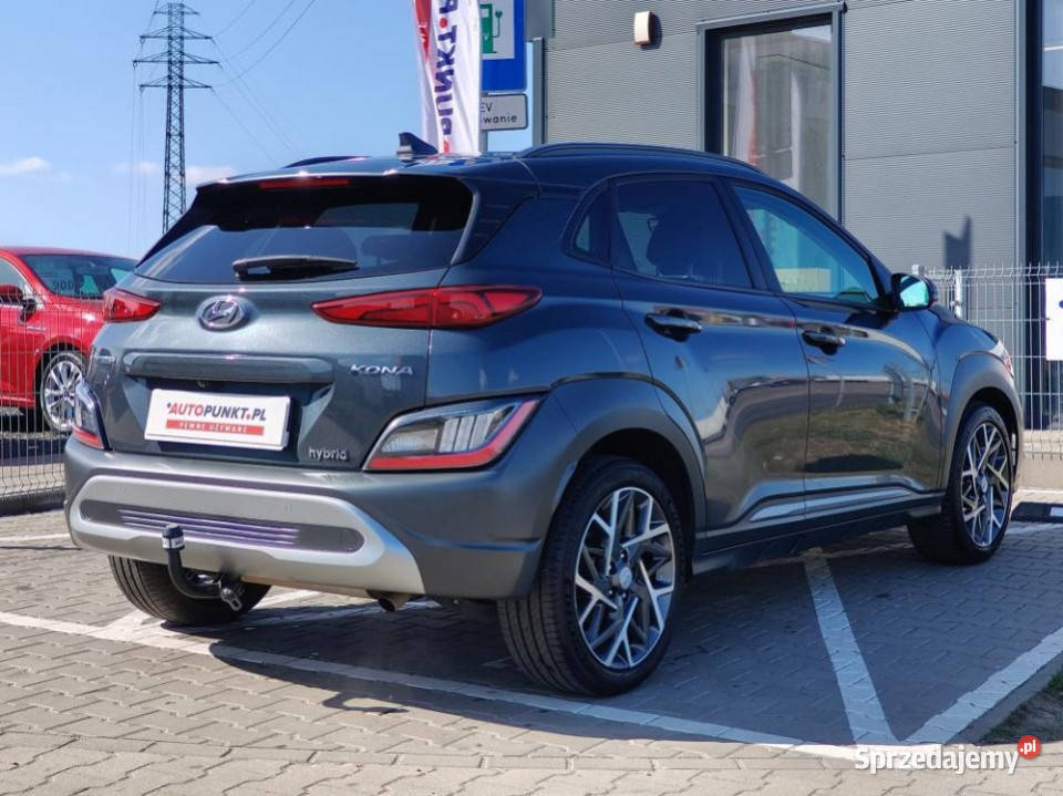 HYUNDAI Kona 2022r skóry headup hak fv23 nieuszkodzony Poznań