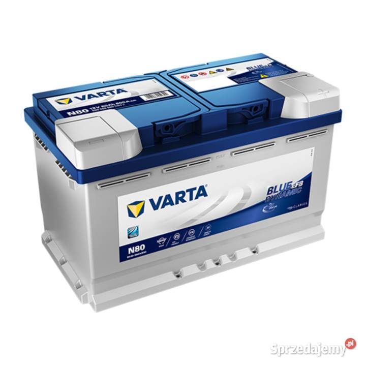 Akumulator 80Ah VARTA N80 Blue Dynamic 800A EFB osobowe Płock