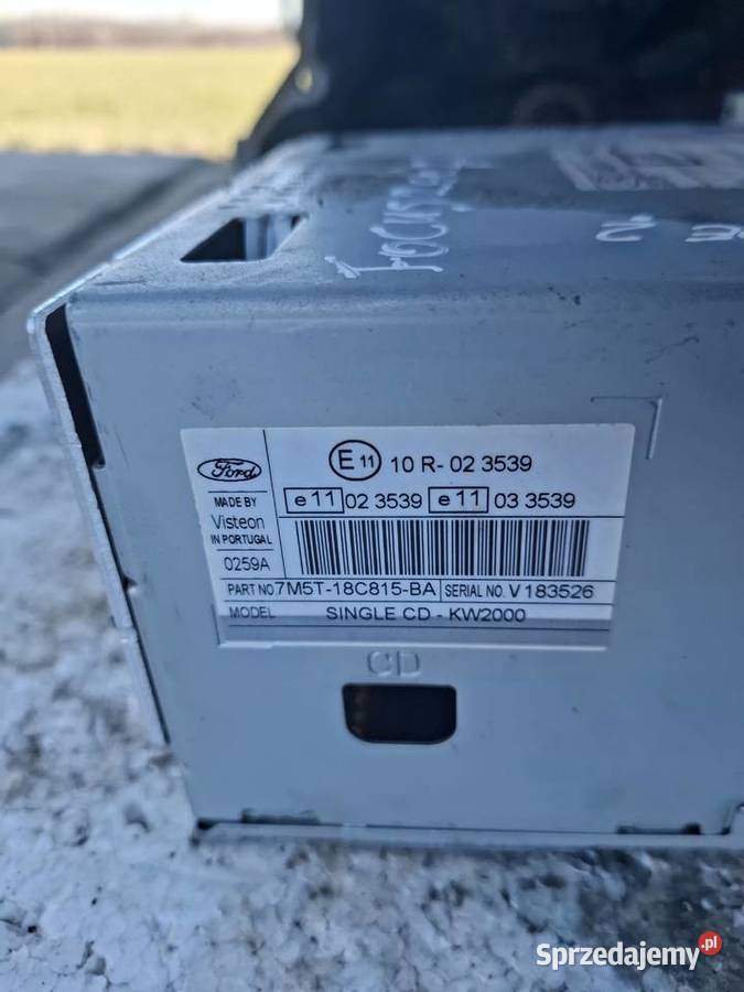 Radio Fabryczne Odtwarzacz CD Ford Focus 06r