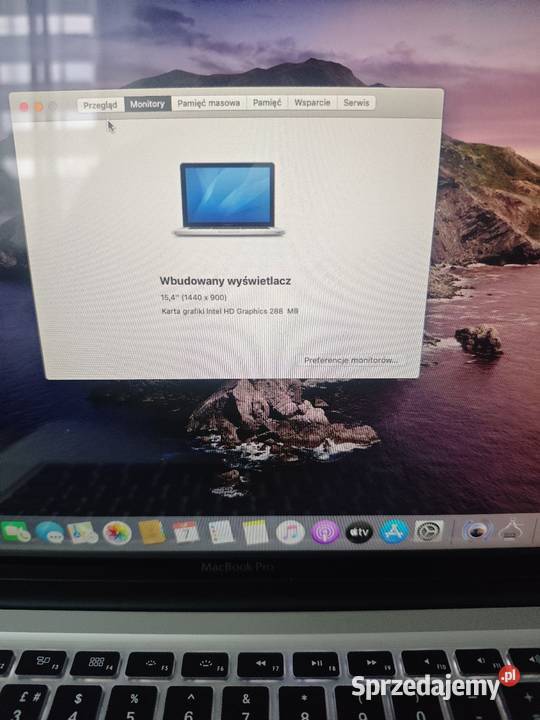 MacBook Pro 154 MAC OS Catalina WiFi  Ełk