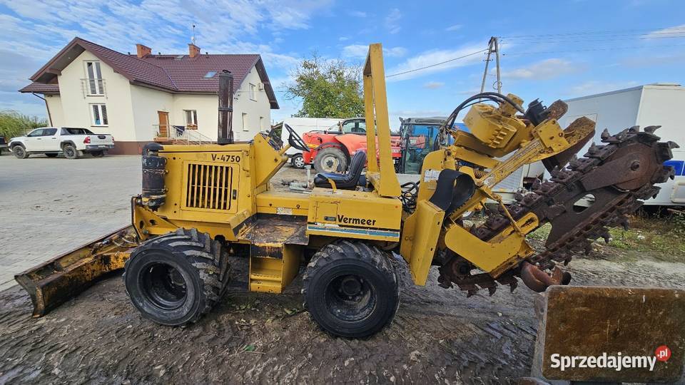 Koparka łańcuchowa pługoukładacz Vermeer V4750 mazowieckie Sochaczew