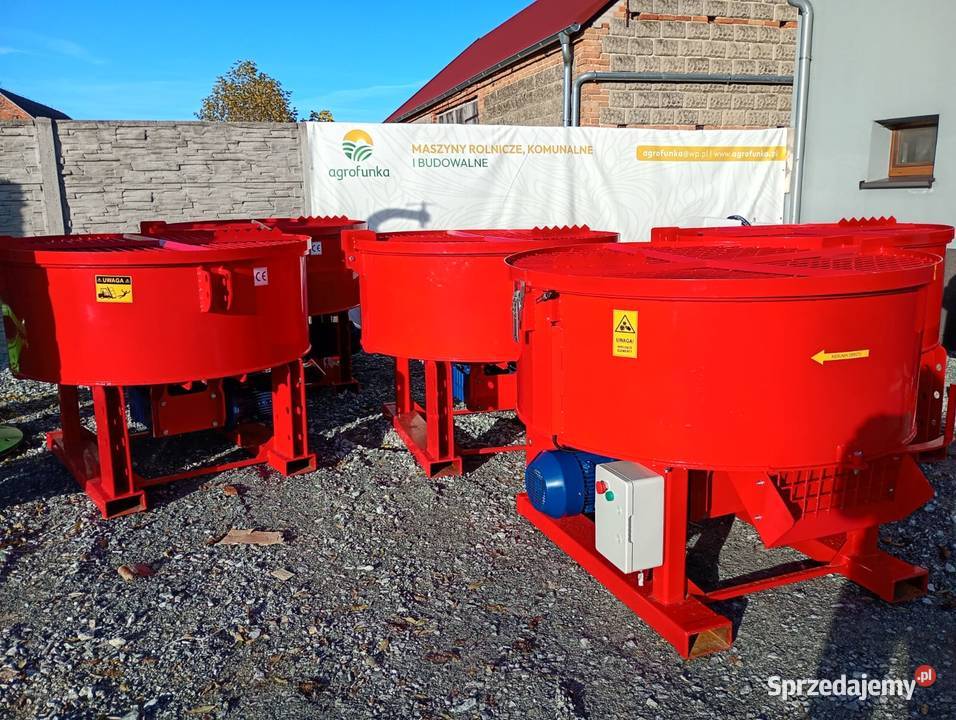 Elektryczna betoniarka planetarna 800Lsilnik łódzkie Piątek