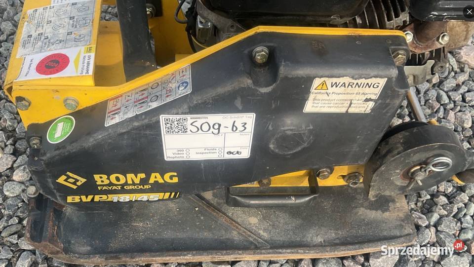 Zagęszczarka 90 Bomag BVP 1845 2021 Honda GX 160 Kraków
