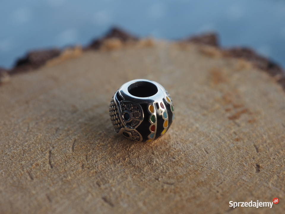 Pandora Charm koralik zawieszka sowa sowy 3 Pozostałe Warszawa