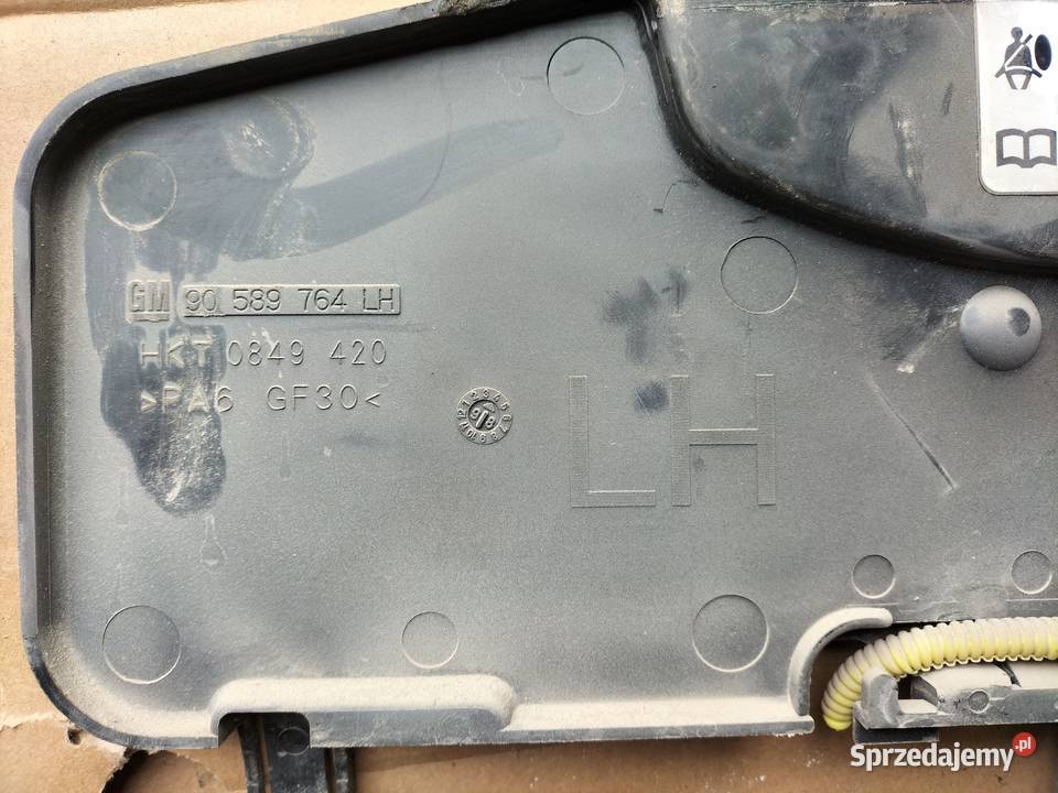 OPEL ASTRA G CZUJNIK UDERZENIA DRZWI LEWY osobowe Wyposażenie wnętrza Kamień-Kolonia