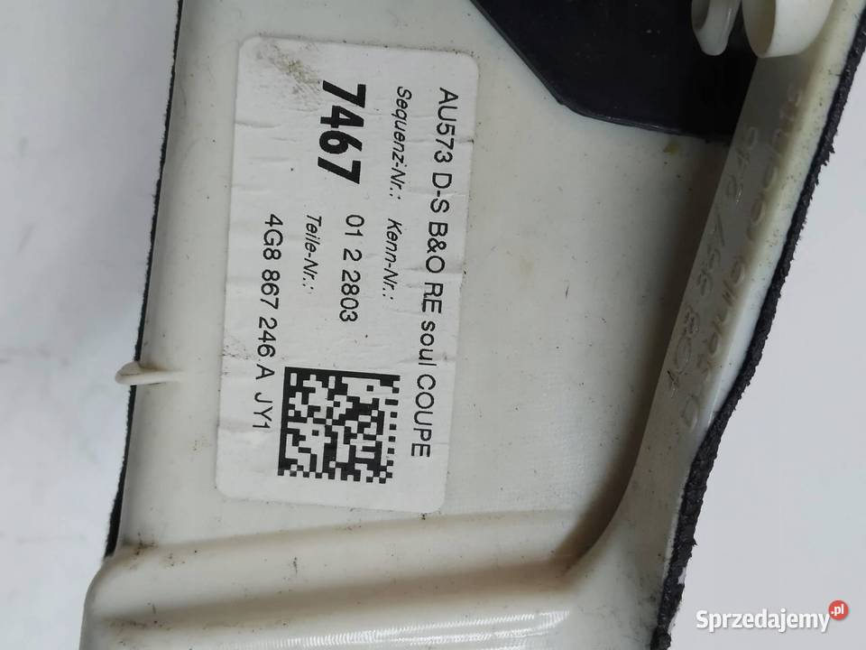OSŁONA D LEWY PRAWY TYŁ KPL SLINE 4G8867243 Audi sprzedam