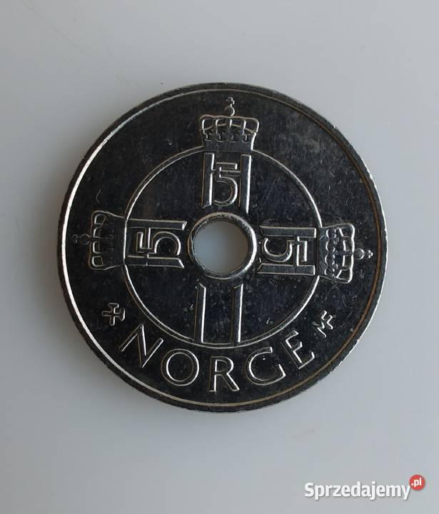 Moneta 1 korona KORONE 2004 Norge Norwegia Olecko