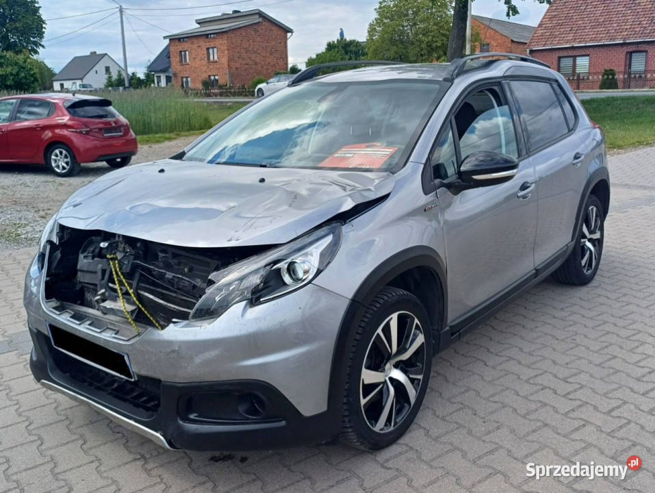 Peugeot 2008 12 Turbo 110 GTLine Navi Kamera I uszkodzony Suchorzew