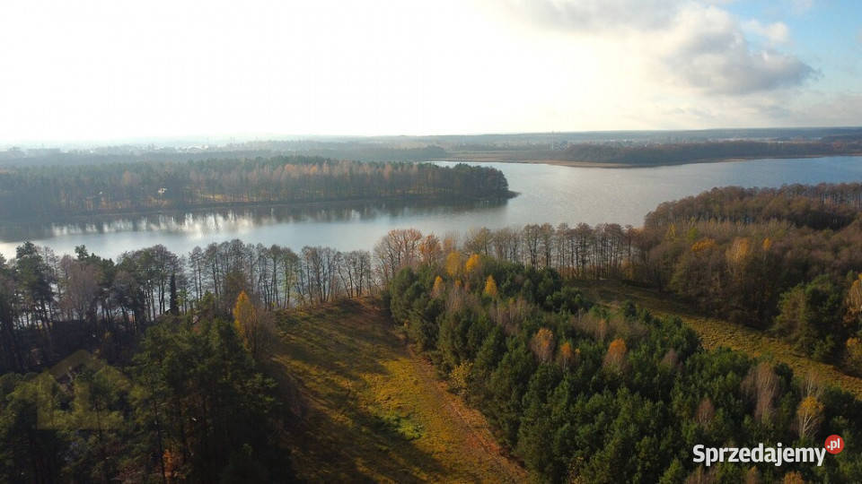 Działka z linią brzegową jeziora 160m warmińsko-mazurskie sprzedam