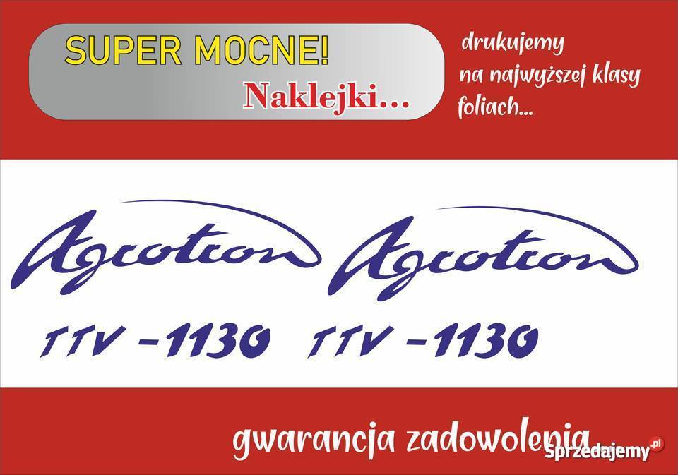naklejki deutz agrotron ttv1130 Rolnictwo Jeżewo