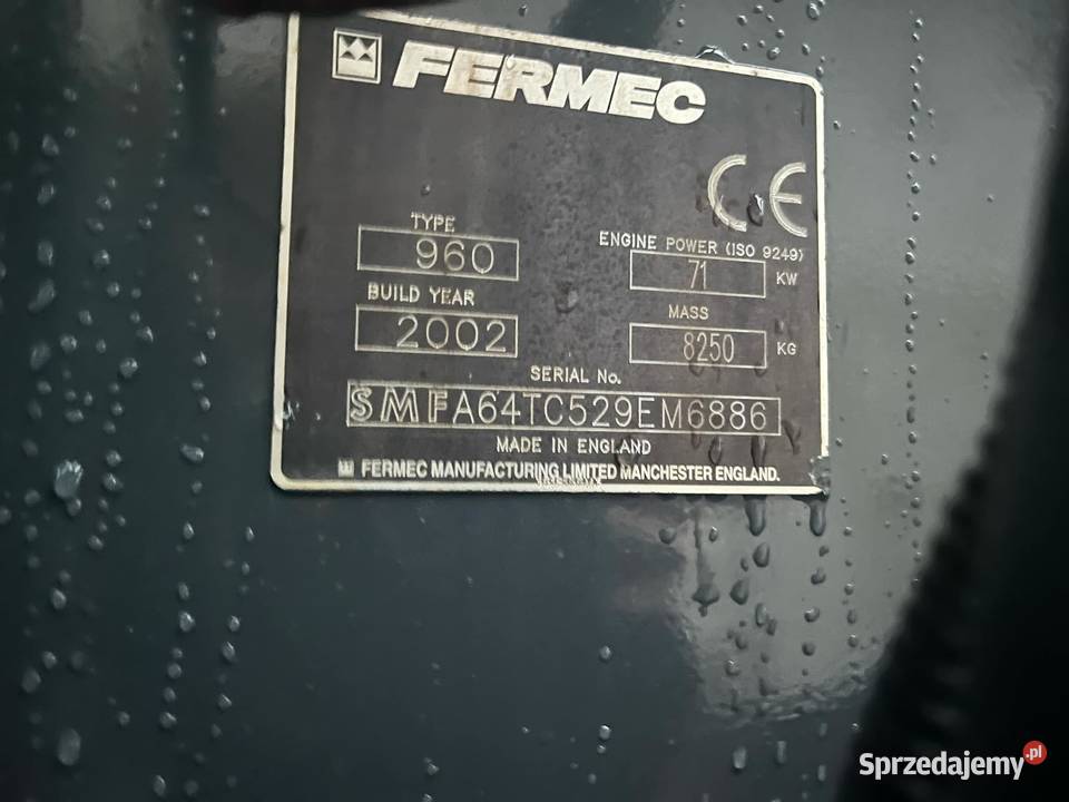 Koparkoładowarka Terex Fermec 960 Elite 2002
