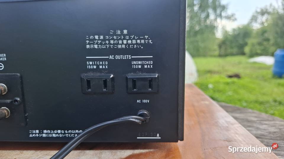 Technics SU7600 japoński wzmacniacz vintage Wzmacniacze i pokrewne