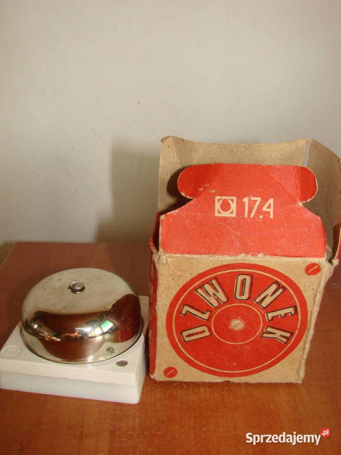 Dzwonek elektryczny bezzakłóceniowy PRL Pozostałe Pruszcz Gdański