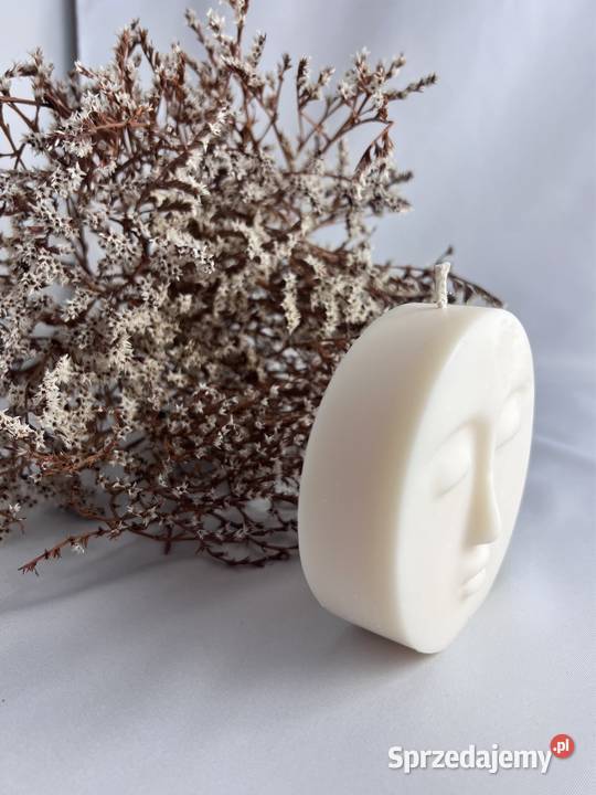 Świeca sojowa ksiezyc moon dekoracja handmade Świece Rzeszów
