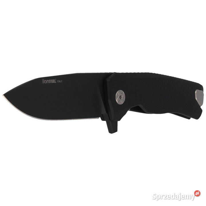 Nóż składany LionSteel Black Aluminium Black Warszawa