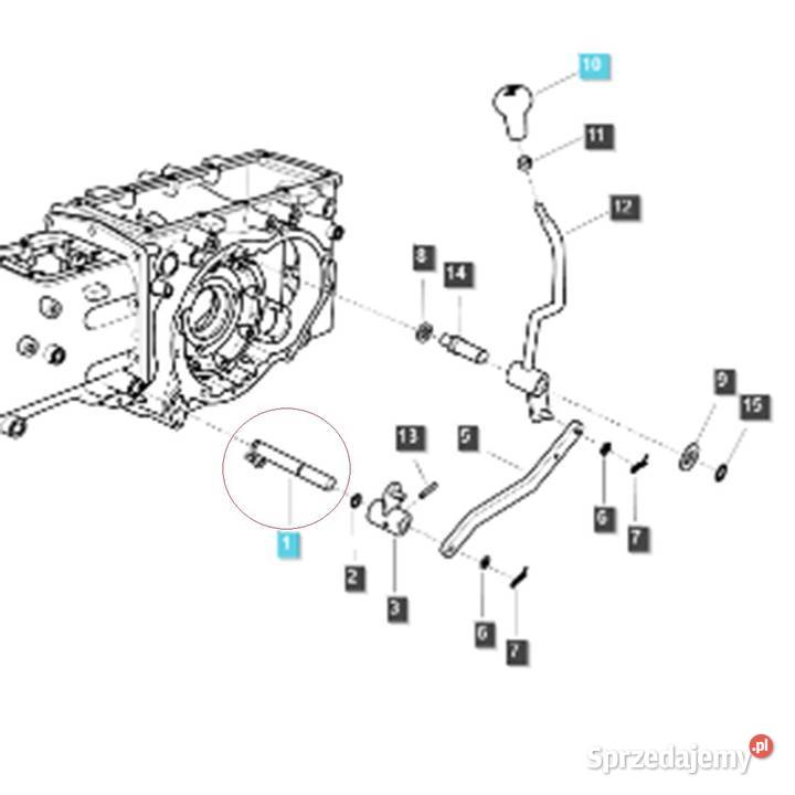 Wybierak napędu 4WD Arm 4WD TRG291 40287239 LS Skrzynia biegów Rolnictwo podkarpackie Tajęcina