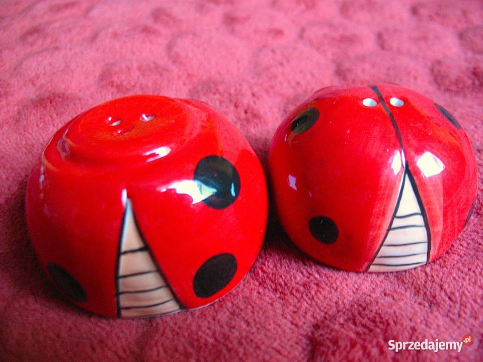 Sól i pieprz Ceramika Biedronki 9 i 7 Rzadki