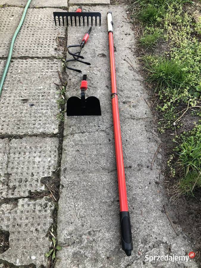 Narzędzia ogrodowe 3w1 grabie motyka kultywator mazowieckie