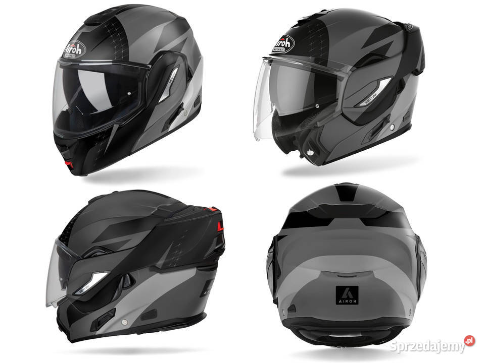Szczękowy kask motocyklowy AIROH REV 19 XXL NOWY mazowieckie