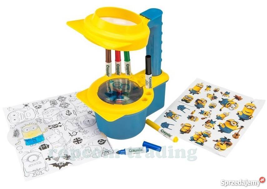 Crayola MINIONKI Projektor na Ścianę Rzutnik do Plastyczne