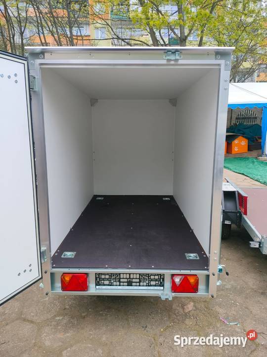 Przyczepa SMART BOX 2312 FURGON kiprowana DMC 432kg Burtowe i plandeki Szczecin