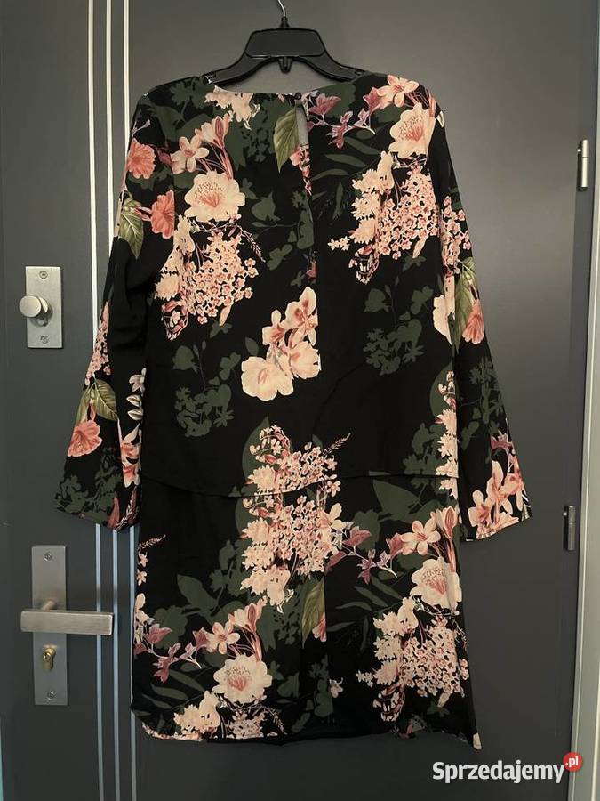Vrs woman modny wzór kwiaty floral nowa hit 42 różowy Choszczno